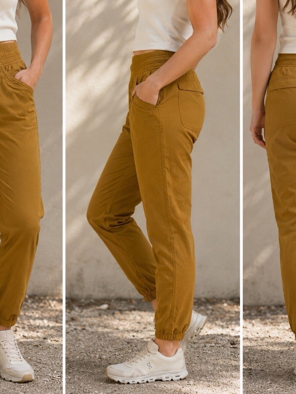 NWT prAna Halle E-Waist Jogger II Women's 4 Antique Bronze Hiking Pants